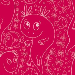 cute funny kawaii animals seamless abstract pattern background fabric fashion design print wrapping paper digital illustration art texture textile wallpaper colorful apparel image 