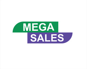 Mega Sale, Modern  button Vector Illustration of a purple Pedestal Platform Showcase Scene for Business Promotion, Flyer Template, Offers and Sales. Abstract geometry design background