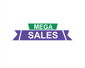 Mega Sale, Modern  button Vector Illustration of a purple Pedestal Platform Showcase Scene for Business Promotion, Flyer Template, Offers and Sales. Abstract geometry design background