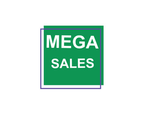 Mega Sale, Modern  button Vector Illustration of a purple Pedestal Platform Showcase Scene for Business Promotion, Flyer Template, Offers and Sales. Abstract geometry design background