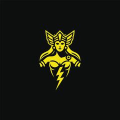 Goddess of thunder logo