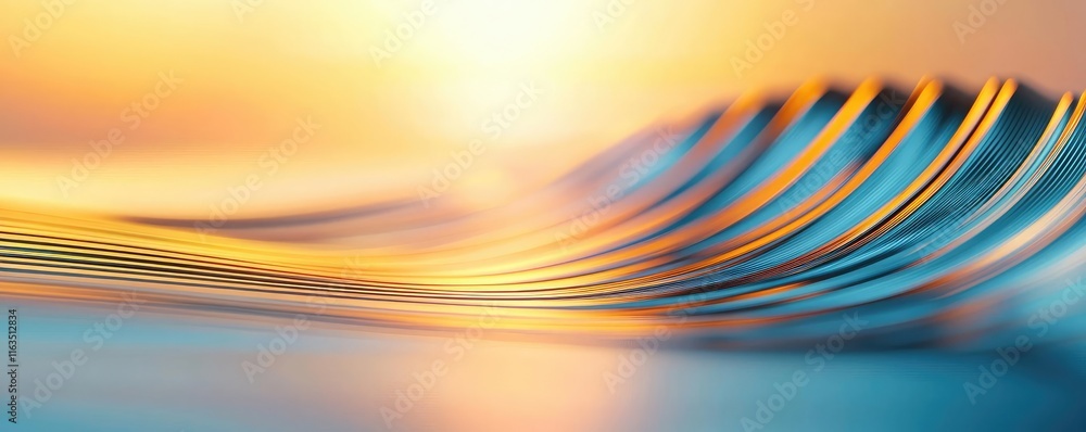 Poster brushed abstract background concept. a mesmerizing abstract wave of colors capturing the essence of 