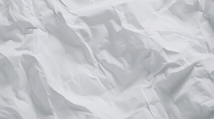 Obraz premium Crumpled White Paper Texture Background Image