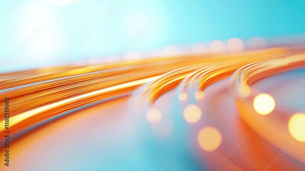 Poster Brushed abstract background concept. Abstract light trails create a dynamic and vibrant background for modern designs.