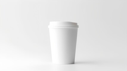 Disposable Coffee Cup white