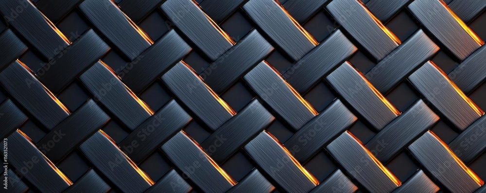 Poster brushed abstract background concept. a close-up view of an intricate woven texture in dark colors wi
