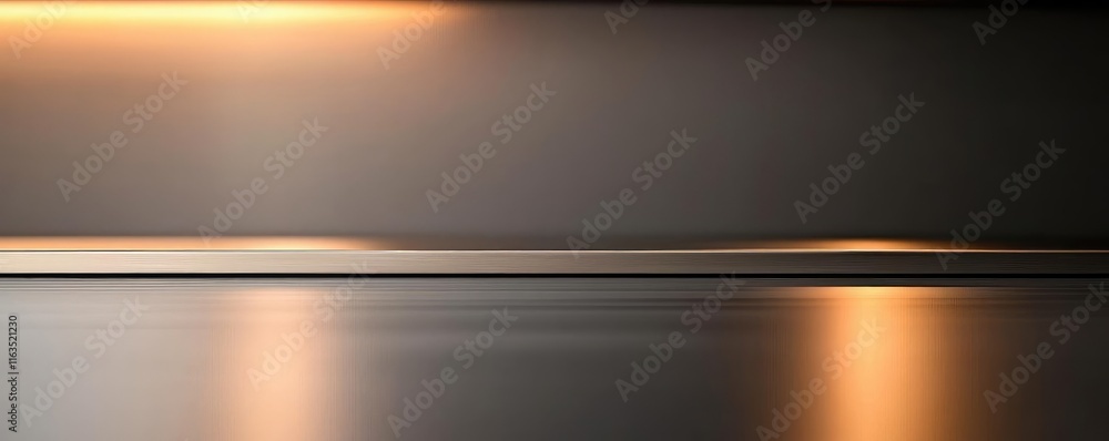 Poster Brushed abstract background concept. A tranquil gradient of light and reflections creating an artistic ambiance.