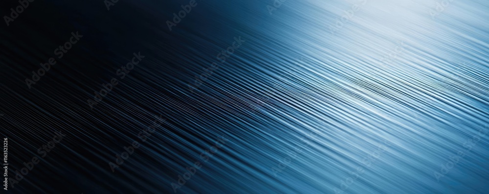 Poster Brushed abstract background concept. Abstract texture with smooth lines in blue tones, perfect for modern designs and backgrounds.