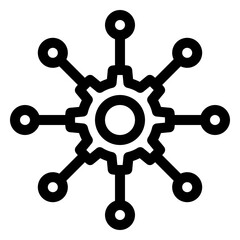 Obraz premium Data connection icon