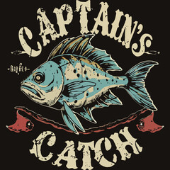 Fishing t-shirt design, Fishing vintage t-shirt , vintage fishing t-shirt graphic illustration, Fishing vector 