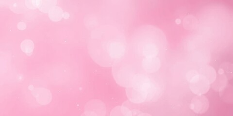 Abstract Pink Bokeh Background with Soft Light and Gentle Glow