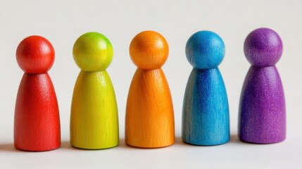 Strategic Planning Meeting with Colorful Figures