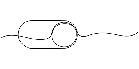 push setting button switch to on position continuous one line drawing, Realistic switch toggle buttons, set or tree sliders in ON and OFF position Vector illustration, On-Off button in continuous line