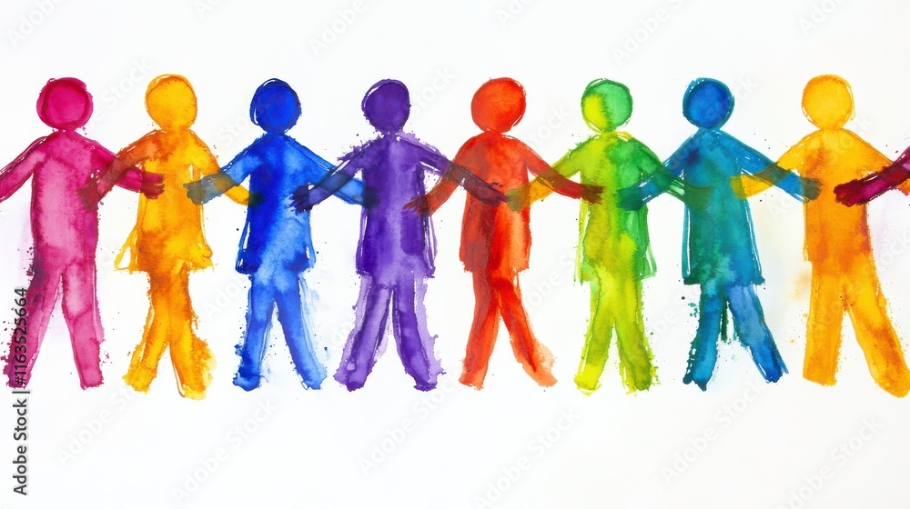 Poster unity in diversity at team building event