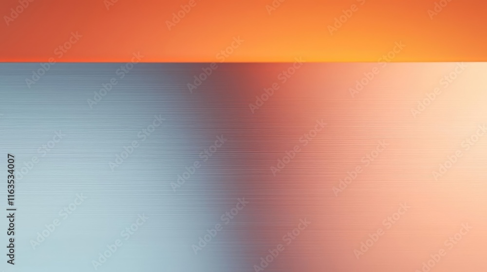 Poster brushed abstract background concept. abstract gradient background with blending blue and orange tone