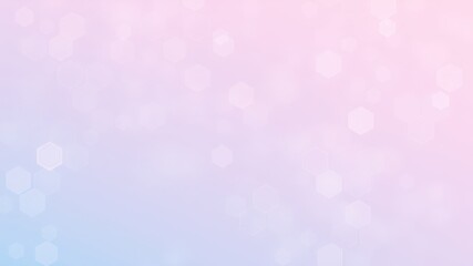 Obraz premium Soft Pastel Hexagon Pattern Background for Design Projects