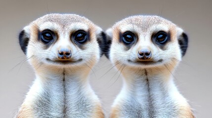 Alert Meerkats at the Edge of a Clearing