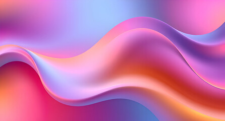 Fototapeta premium abstract background with multiple colors waves 