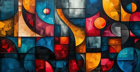 Abstract painting confusion design background
