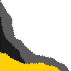 Abstract Torn Paper Corner