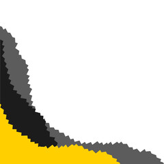 Abstract Torn Paper Corner