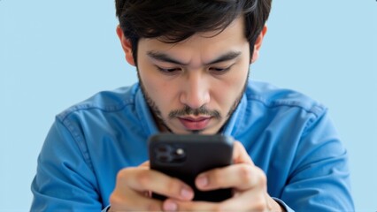 Person experiencing distress while holding head and staring at phone, reflecting modern challenges and emotional struggles in the digital age.
