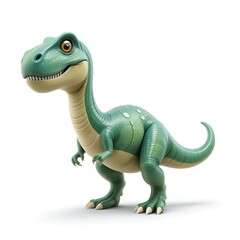 Fototapeta premium Adorable Cartoon T-Rex Dinosaur Illustration
