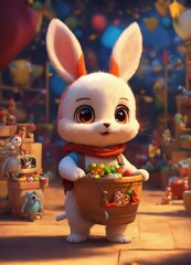 chinese new rabbit