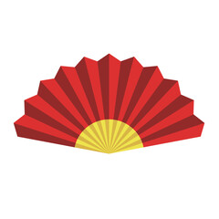 Chinese Lunar Folding Hand Fan