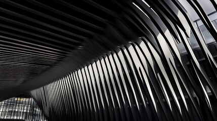 Abstract Modern Architectural Design Featuring Striking Lines