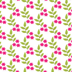 Flower pattern design with background