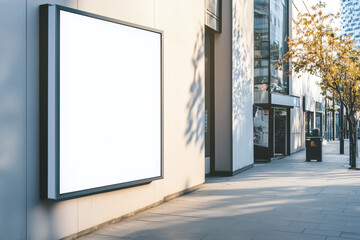 White frame mockup