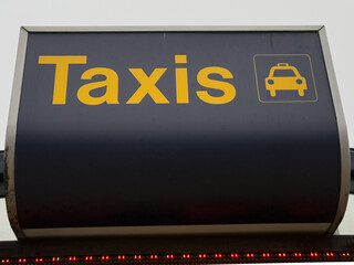 Naklejka premium Taxi rank sign