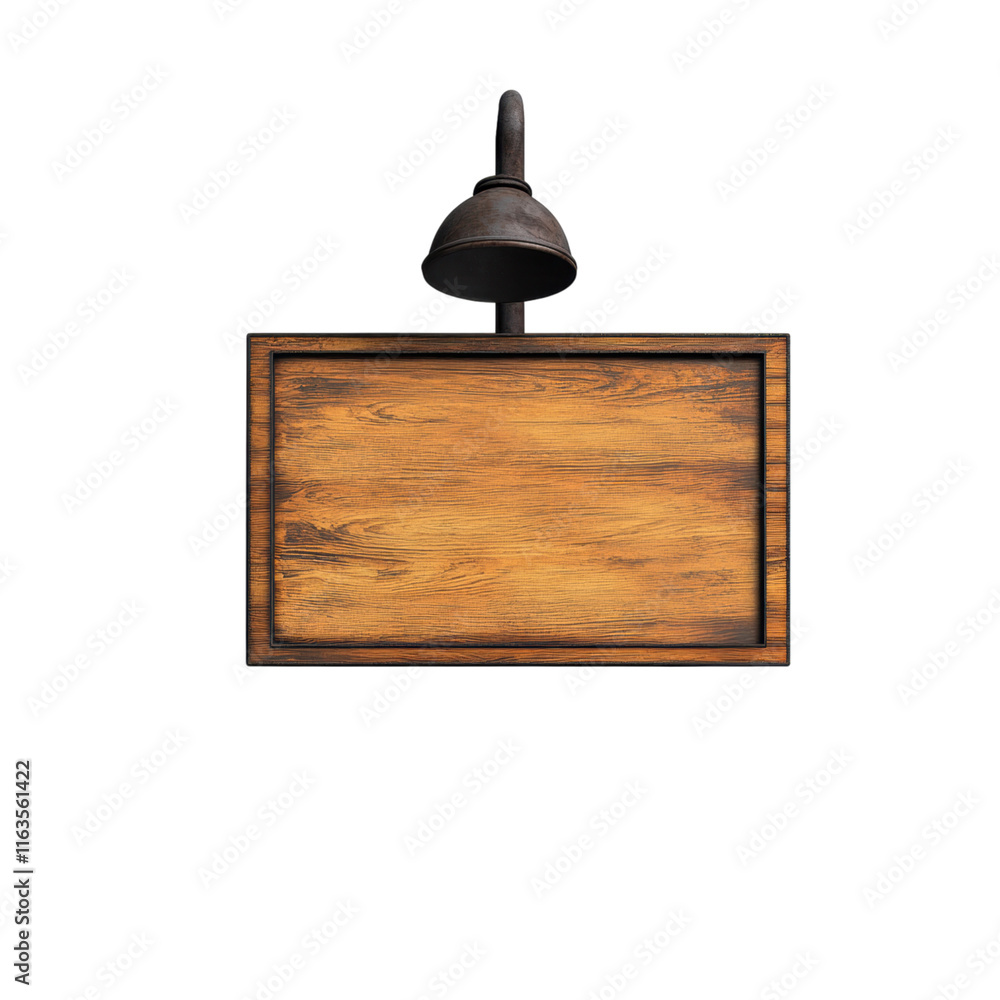 Poster blank sign mock-up, versatile design element, transparent background, ideal for showcasing custom gr