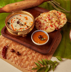 Vegetable Stew and utpamVegetable Stew, utpam and chutney | south indian food