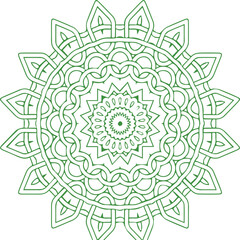 Beautiful flower art and mandala vector design