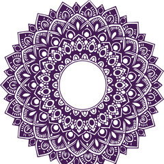 Beautiful flower art and mandala vector design