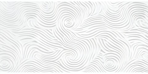 Fototapeta premium Abstract White Swirl Pattern Background Texture Design