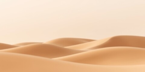 Serene Sand Dune Landscape A Soft, Blurred Background Image of Rolling Desert Hills