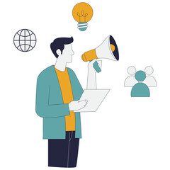 Public Relations Illustration 