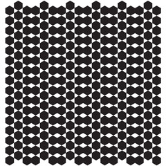 Minimalist Black and White Geometric Diamond Pattern Grid Design