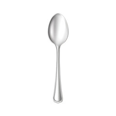 Elegant silver spoon clipart transparent design culinary art concept kitchen environment minimalistic viewpoint