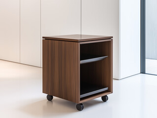 Fototapeta premium Compact Home Bar with Discreet Storage Room Features