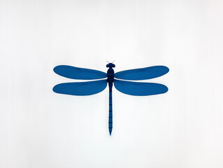 Agile Cobalt Dragonfly: Captured in Flight