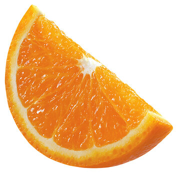 Fresh orange slice clipart transparent background food illustration kitchen style natural vibe bright viewpoint