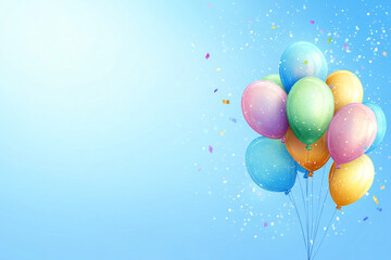 Fototapeta premium Happy Birthday Background.