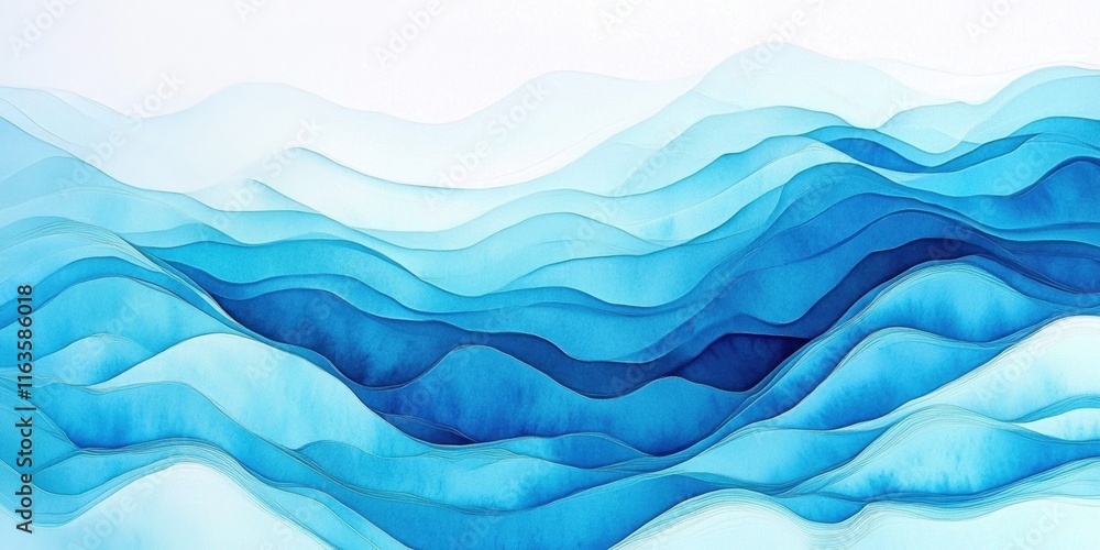 Poster abstract background featuring wavy patterns and textures.