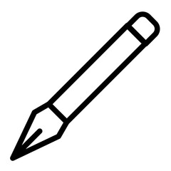 mechanical pencil line icon