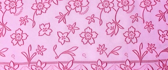 Soft and feminine fabric background design.