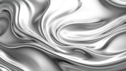 Obraz premium Abstract Silver Drapery Elegant Swirling Texture for Design Projects